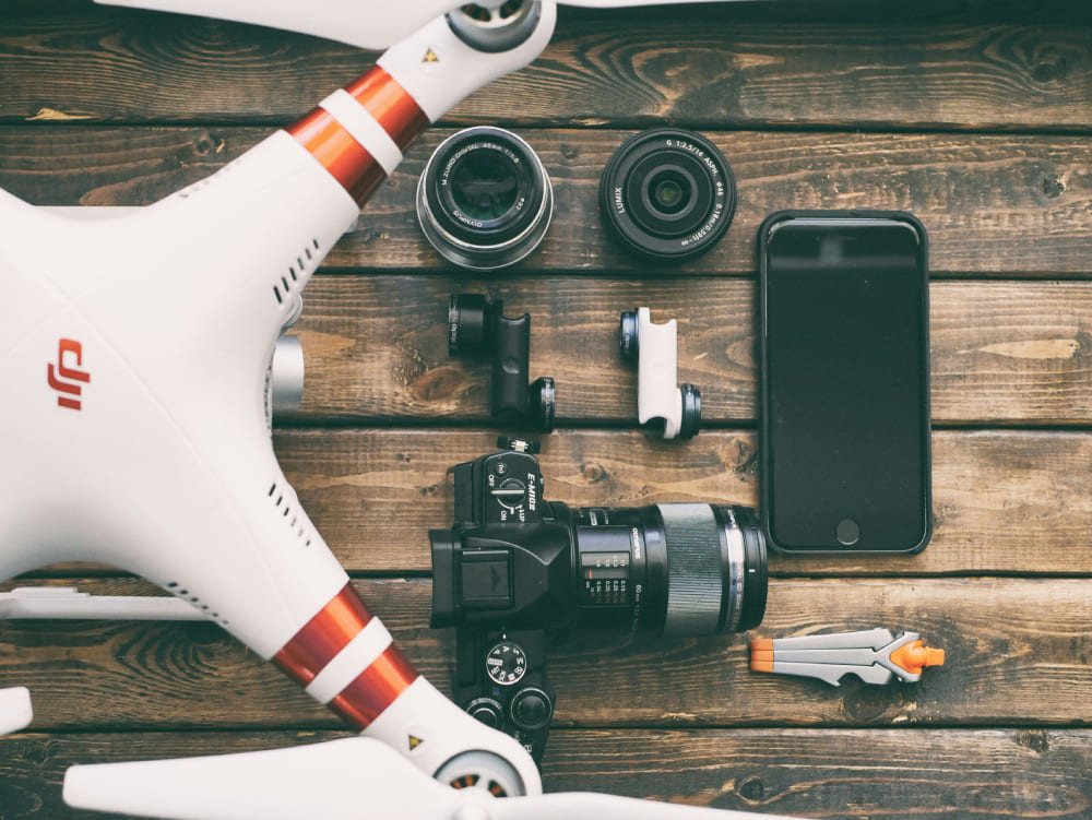 aerial photography preparation