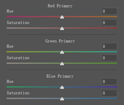 calibration primary colors tool