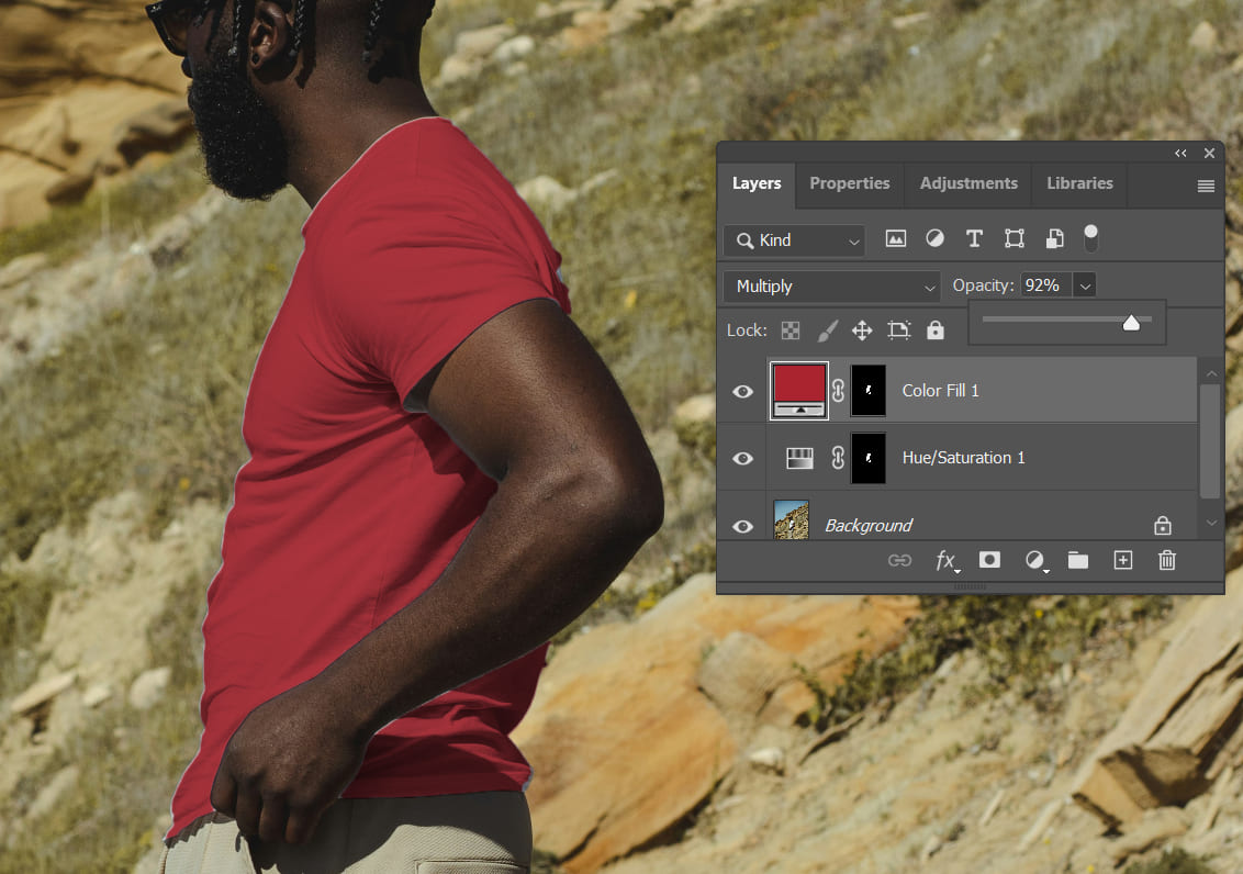color replacement in Photoshop