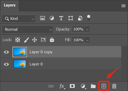 copy and paste layer in Photoshop