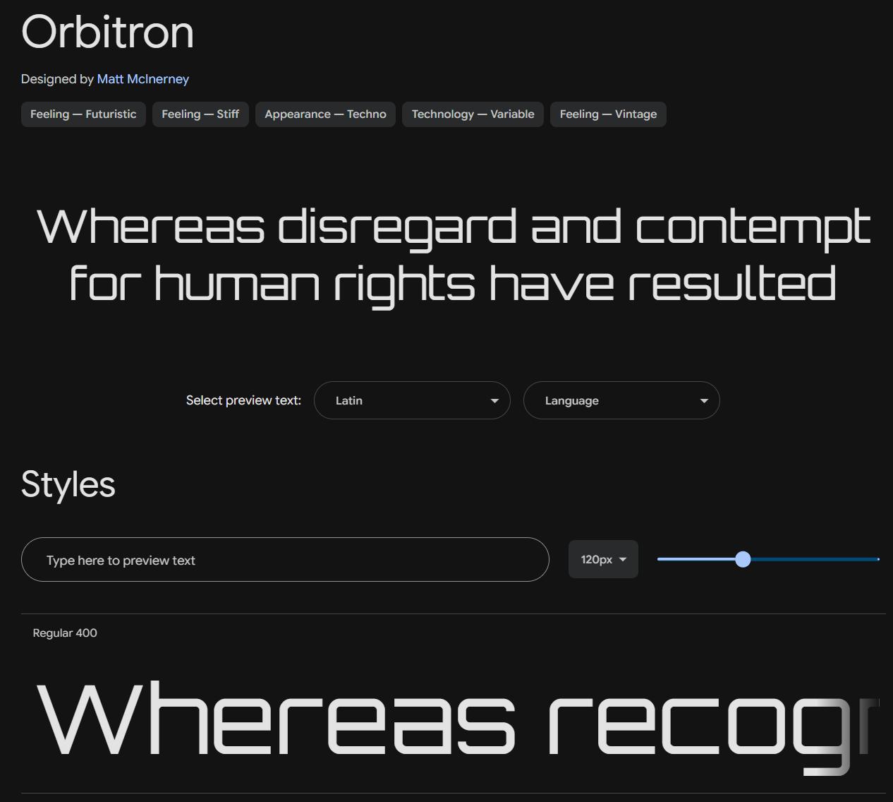 Orbitron