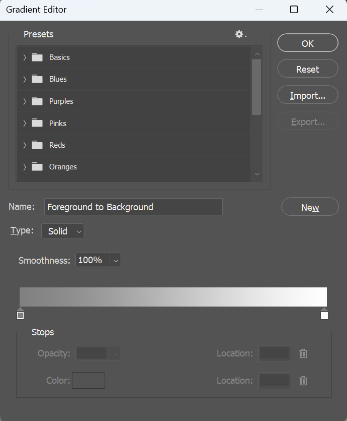 gradient map in Photoshop