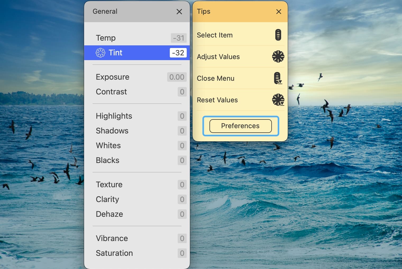 how to adjust clarity