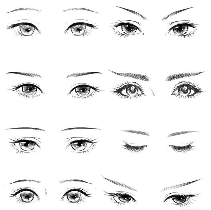how to draw a eyes