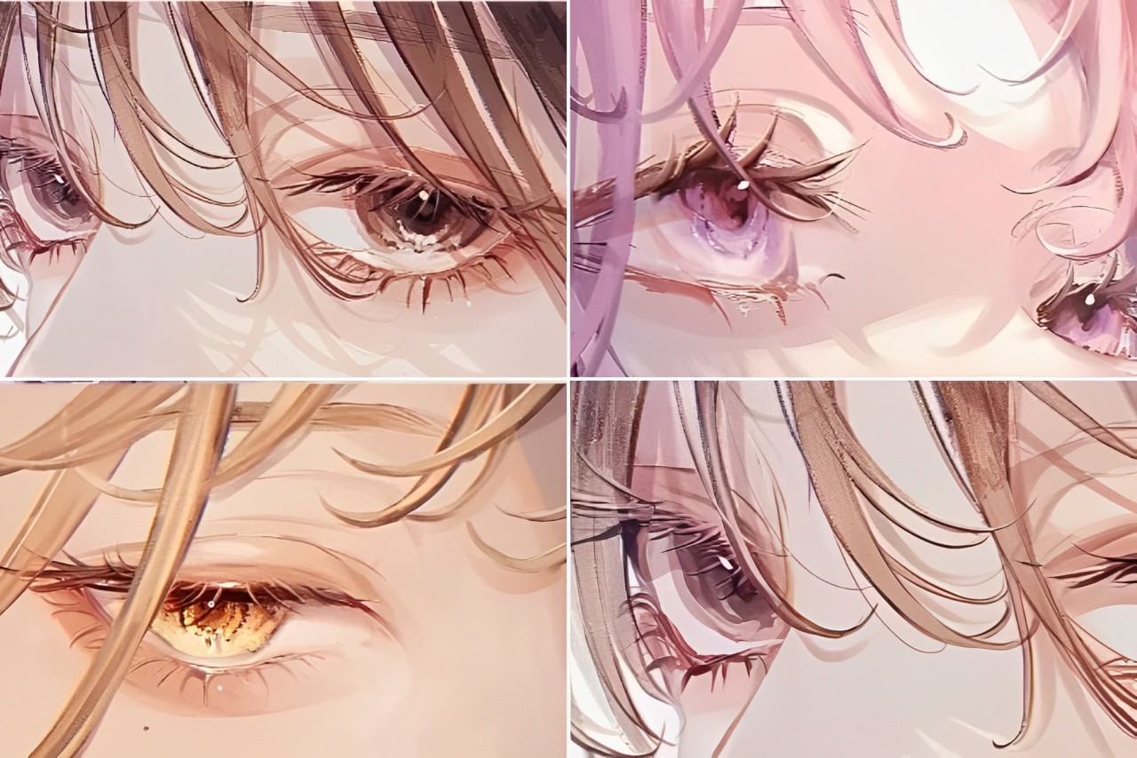how to draw anime eyes