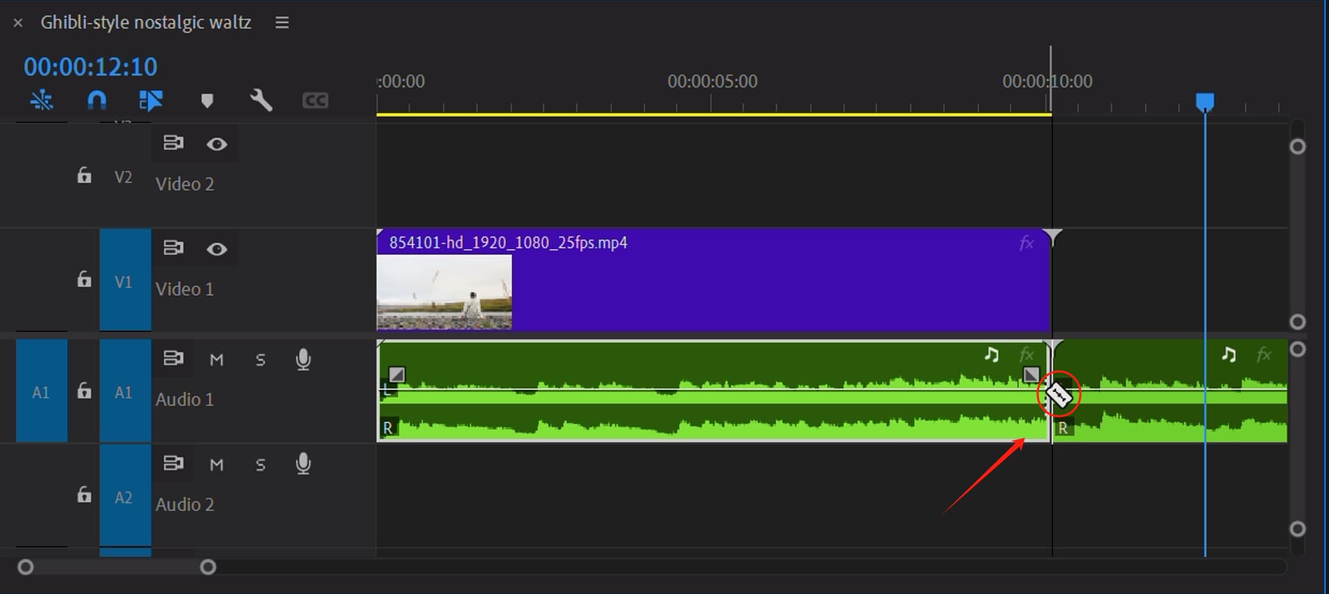 how to edit audio in Premiere Pro