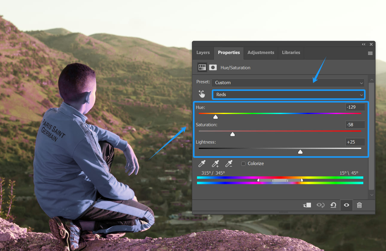 how to replace a color in photoshop