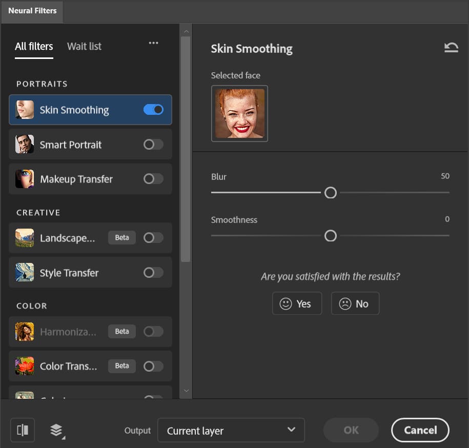 how to use Photoshop Neural Filter