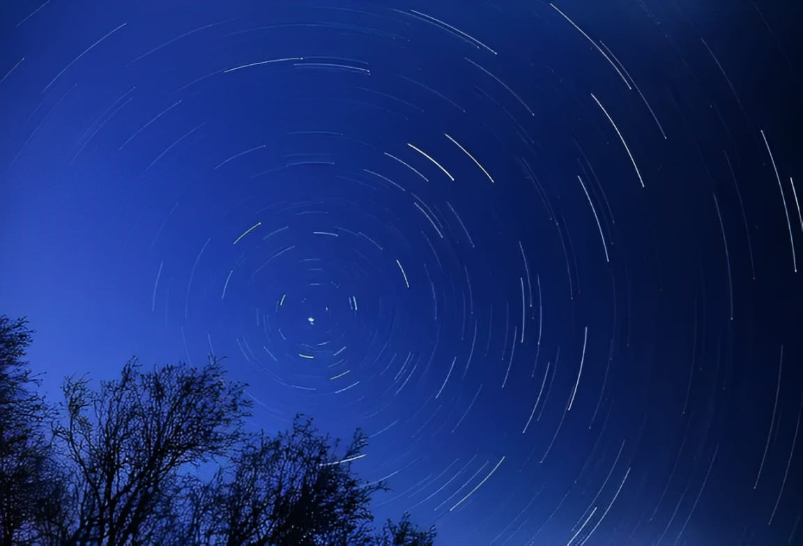 long exposure in star trails