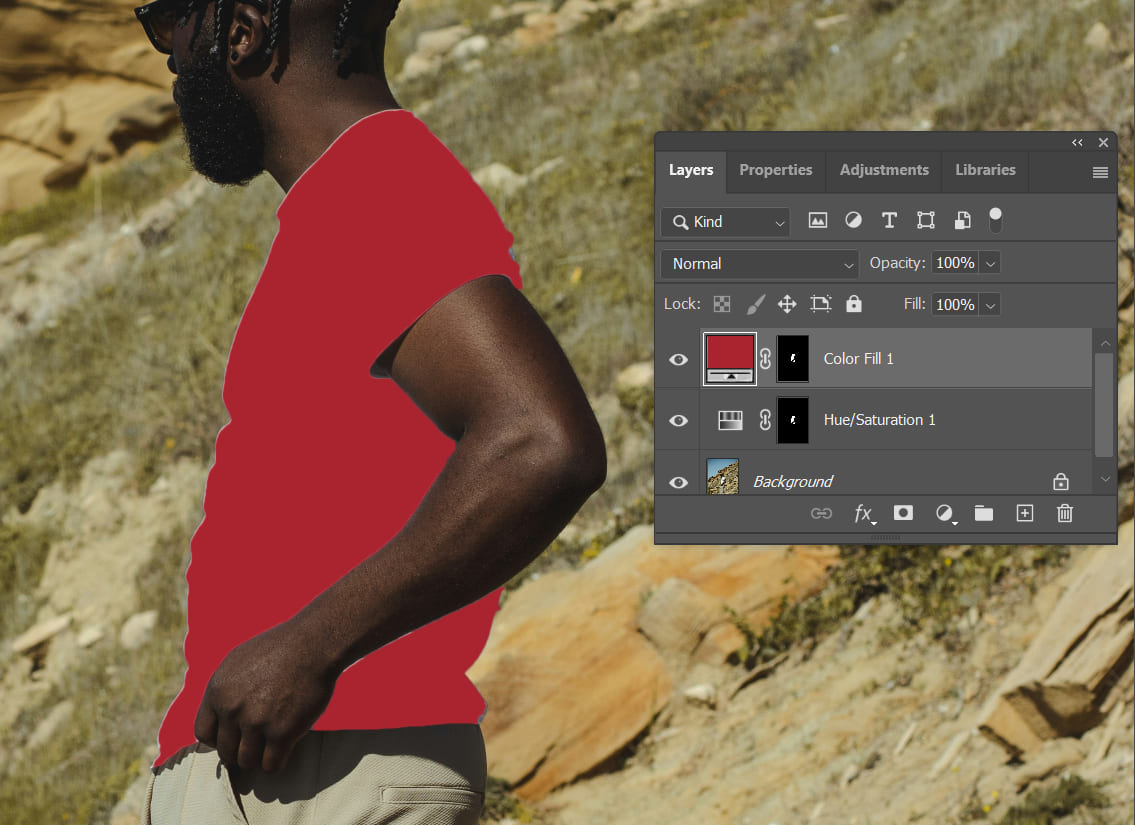 replace white color in Photoshop