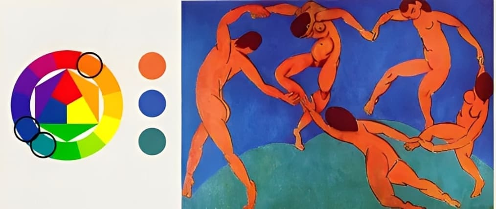 split-complementary scheme