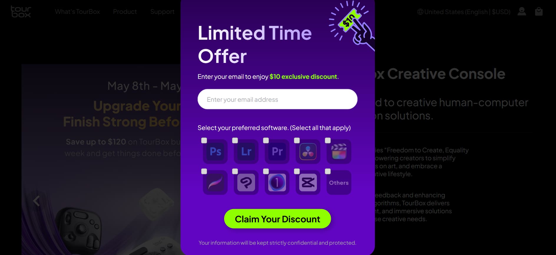 tourbox elite discount