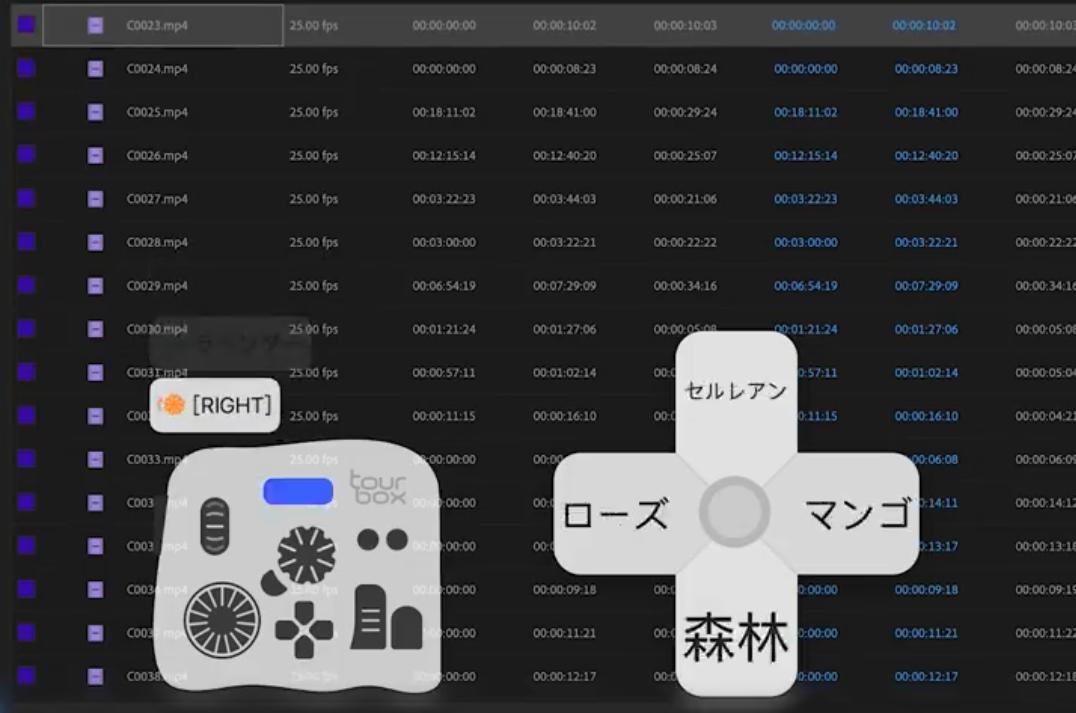 十字ボタンHUD