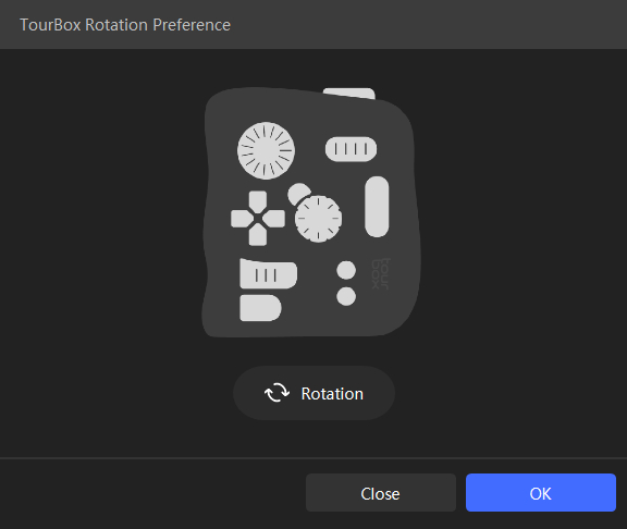 TourBox rotation preference