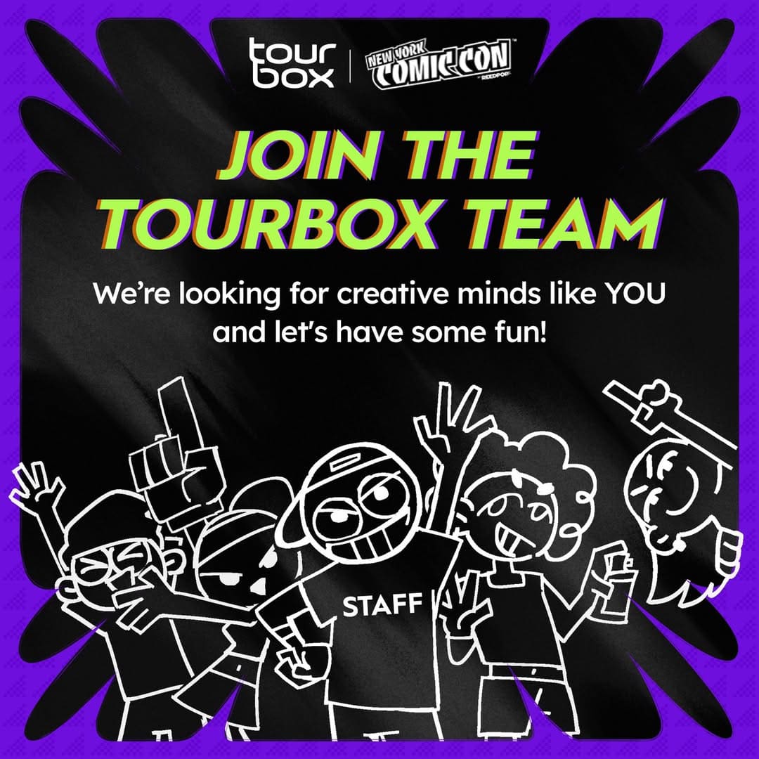 TourBox world tour NYCC recruitment