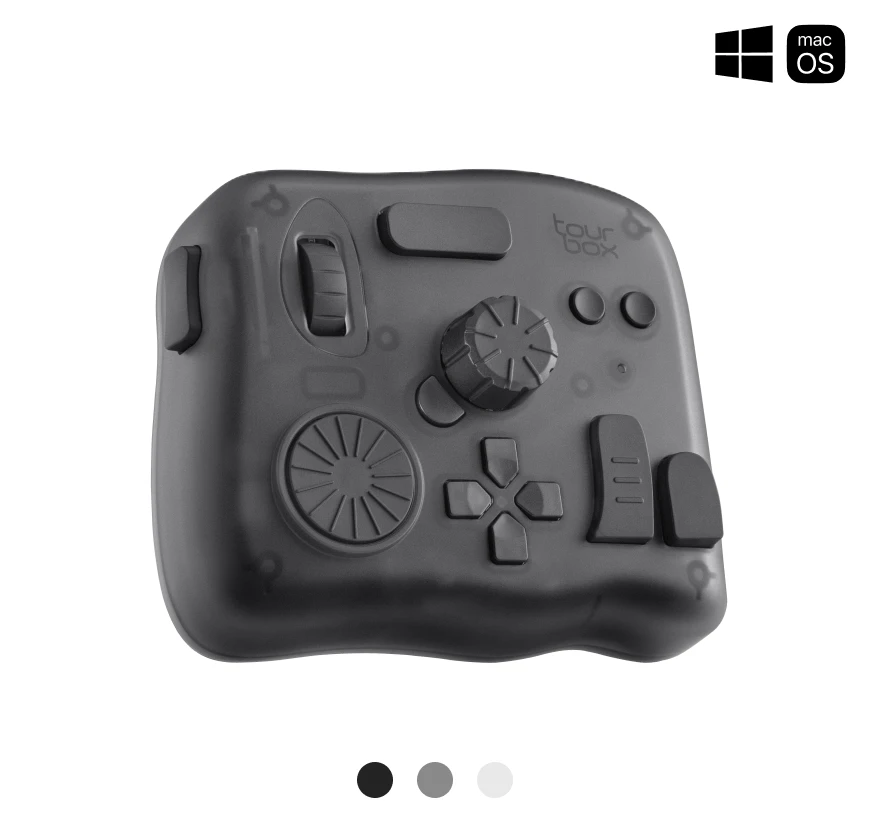 TourBoxーーデジタルクリエイターの必需品、No.1左手デバイス