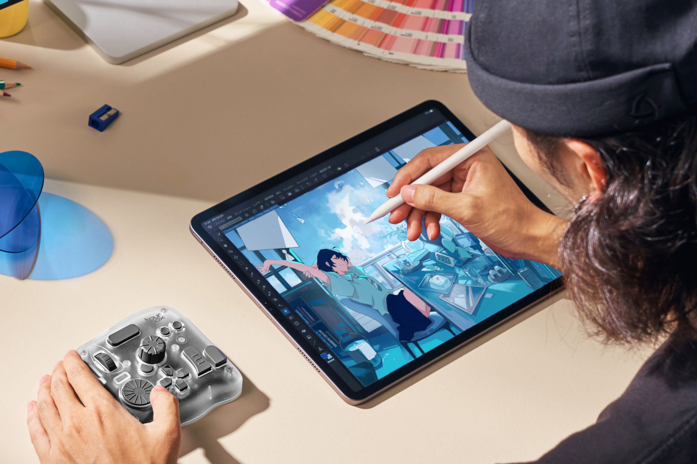 最終値下げ　TourBox Elite Plus 本体 楽天市場】【送料無料】TourBox Elite Plus - iPad対応片手デバイス